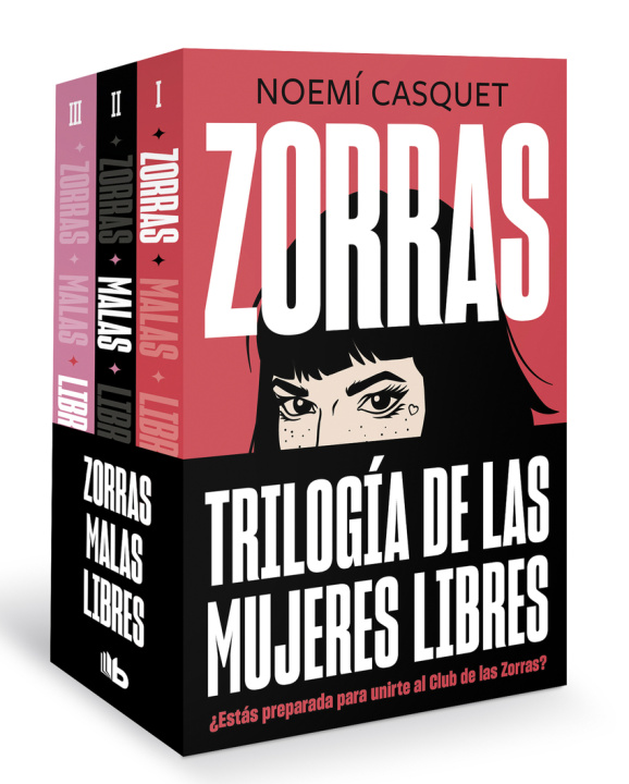 Kniha Pack Trilogía Zorras (contiene los títulos: Zorras # Malas # Libres) NOEMI CASQUET