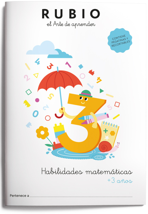 Knjiga Habilidades matemáticas 3 años ANA MARIA GUILLEN HERNANDEZ