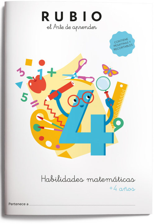Kniha Habilidades matemáticas 4 años ANA MARIA GUILLEN HERNANDEZ