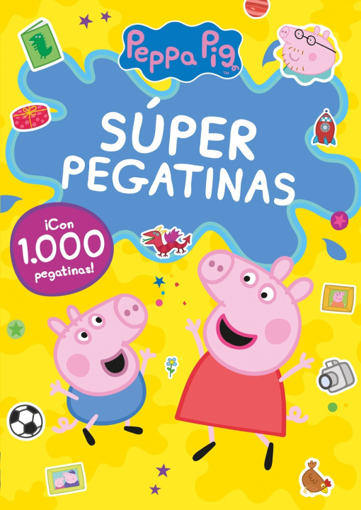 Kniha Peppa Pig. Superpegatinas. HASBRO