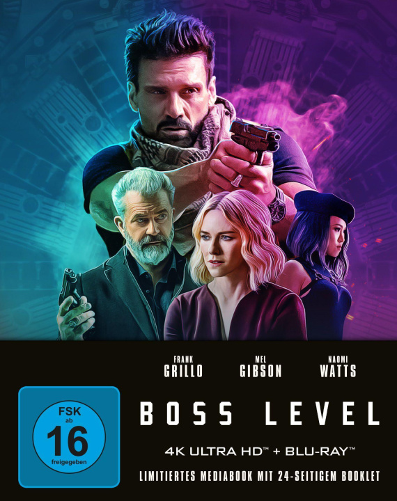 Filmek Boss Level UHD Blu-ray (Ltd. Edition) Mel Gibson