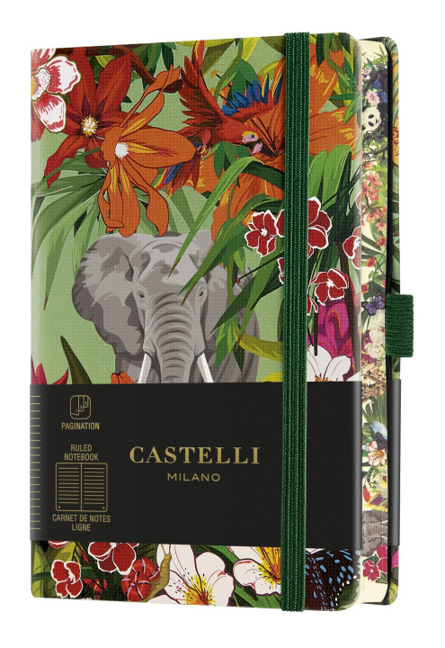 Könyv Carnet Eden poche ligné éléphant CASTELLI