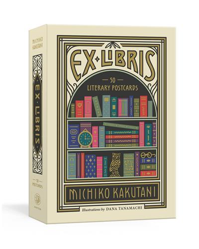 Hra/Hračka Ex Libris : 50 Literary Postcards /anglais KAKUTANI MICHIKO