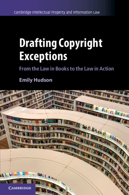 Knjiga Drafting Copyright Exceptions Emily Hudson