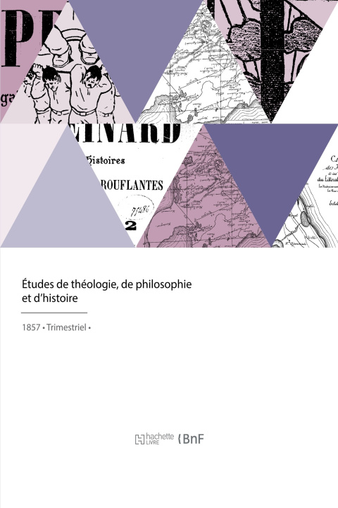 Kniha Études de théologie, de philosophie et d'histoire 