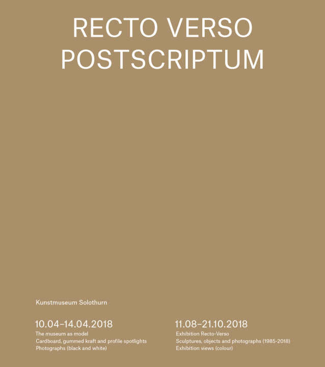 Book Recto Verso, postscriptum VOÏTA
