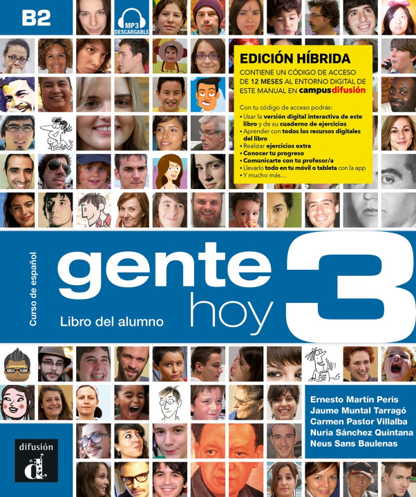 Carte Gente hoy 3- Livre de l'élève - Éd. hybride 