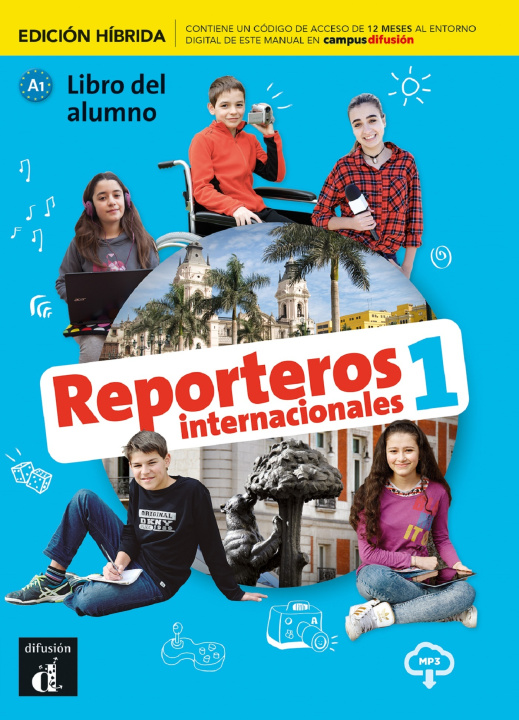 Книга Reporteros Int. 1- Livre de l'élève - Éd. hybride 