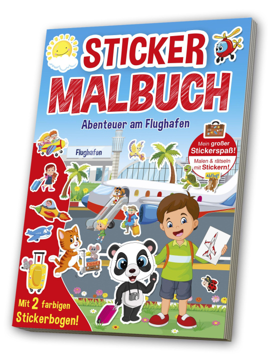 Knjiga Mal- & Stickerbuch: Flughafen media Verlagsgsellschaft mbH