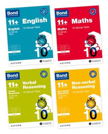 Könyv Bond 11+: Bond 11+ 10 Minute Tests Bundle with Answer Support 8-9 years 