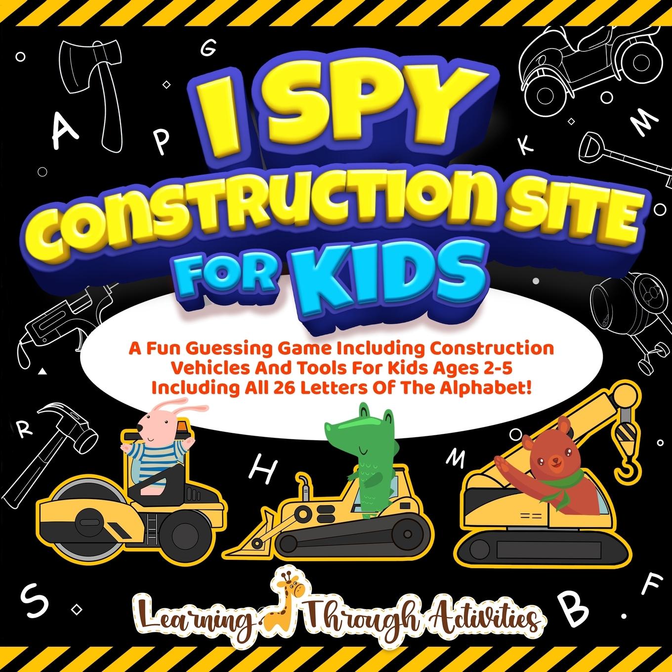 Livre I Spy Construction Site For Kids 