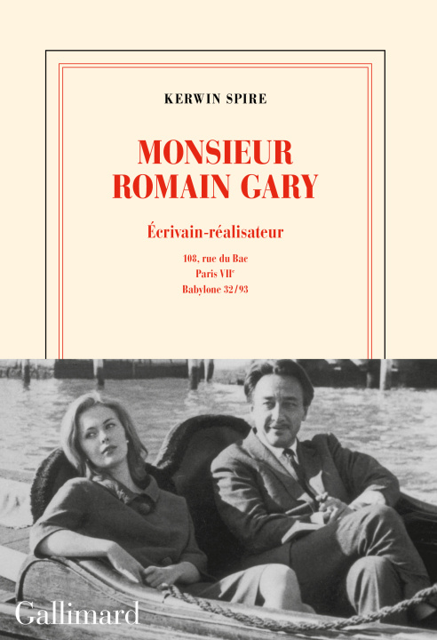 Kniha Monsieur Romain Gary Spire
