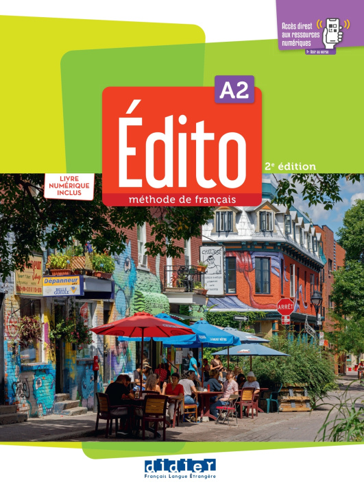 Книга Edito A2 - Edition 2022 - Livre + code numérique + didierfle.app Marlène Dodin