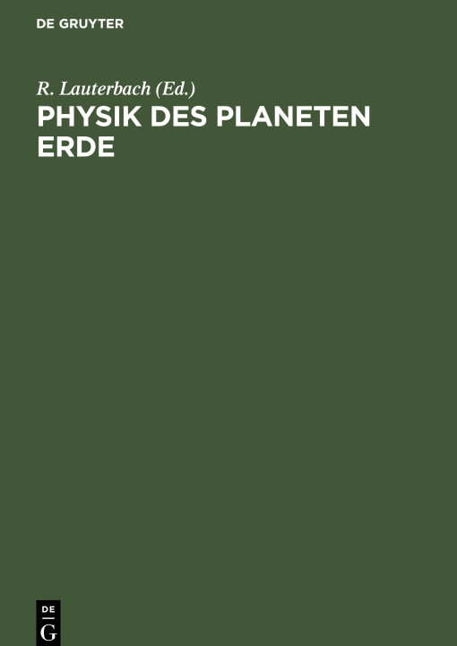 Книга Physik des Planeten Erde 