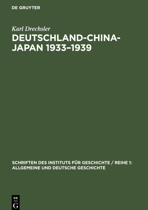 Knjiga Deutschland-China-Japan 1933?1939 