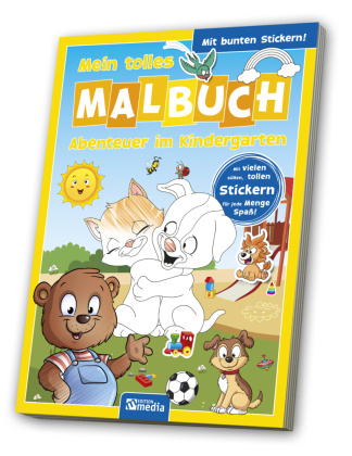 Book Malbuch mit Stickern: Kindergarten media Verlagsgsellschaft mbH