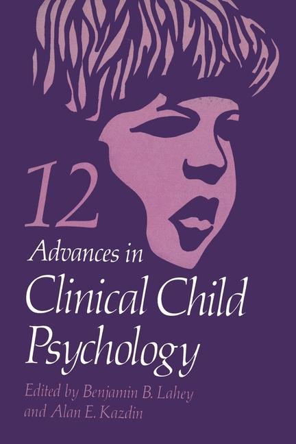 Kniha Advances in Clinical Child Psychology Alan E. Kazdin
