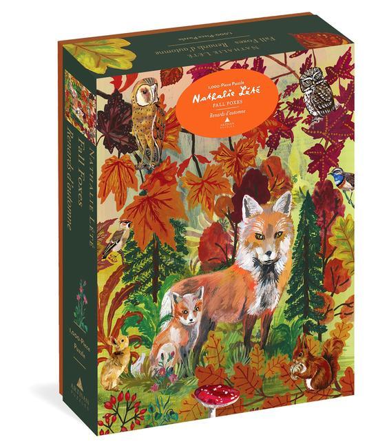 Book Nathalie Lété Fall Foxes 1,000-Piece Puzzle 