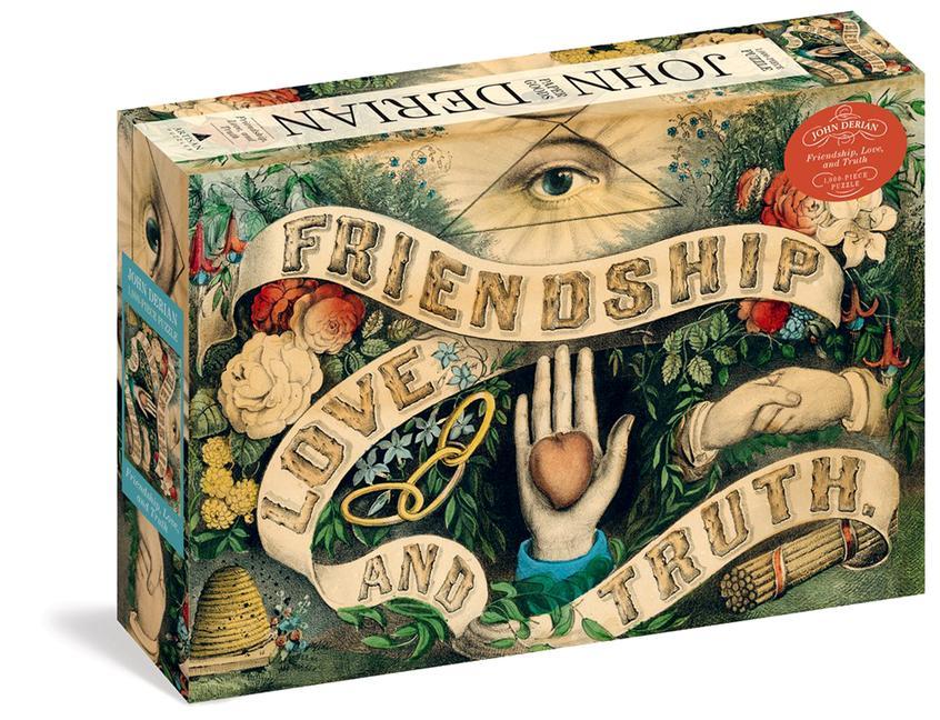 Kniha John Derian Paper Goods: Friendship, Love, and Truth 1,000-Piece Puzzle 