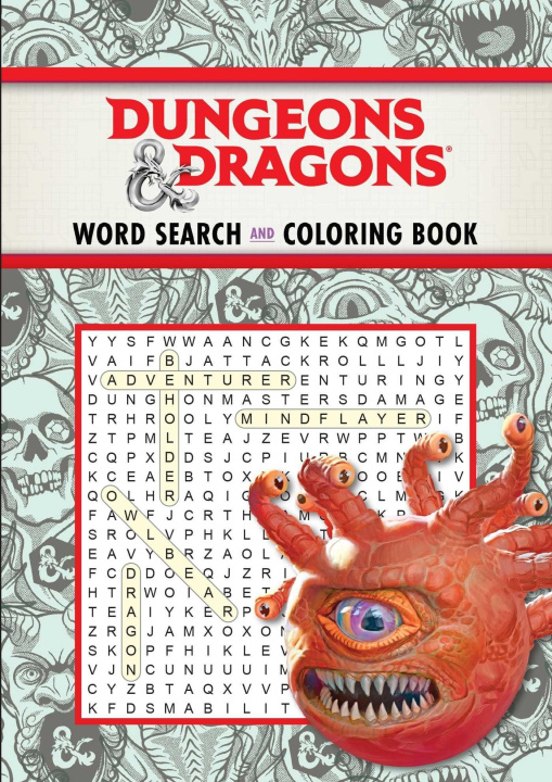 Könyv Dungeons & Dragons Word Search and Coloring 