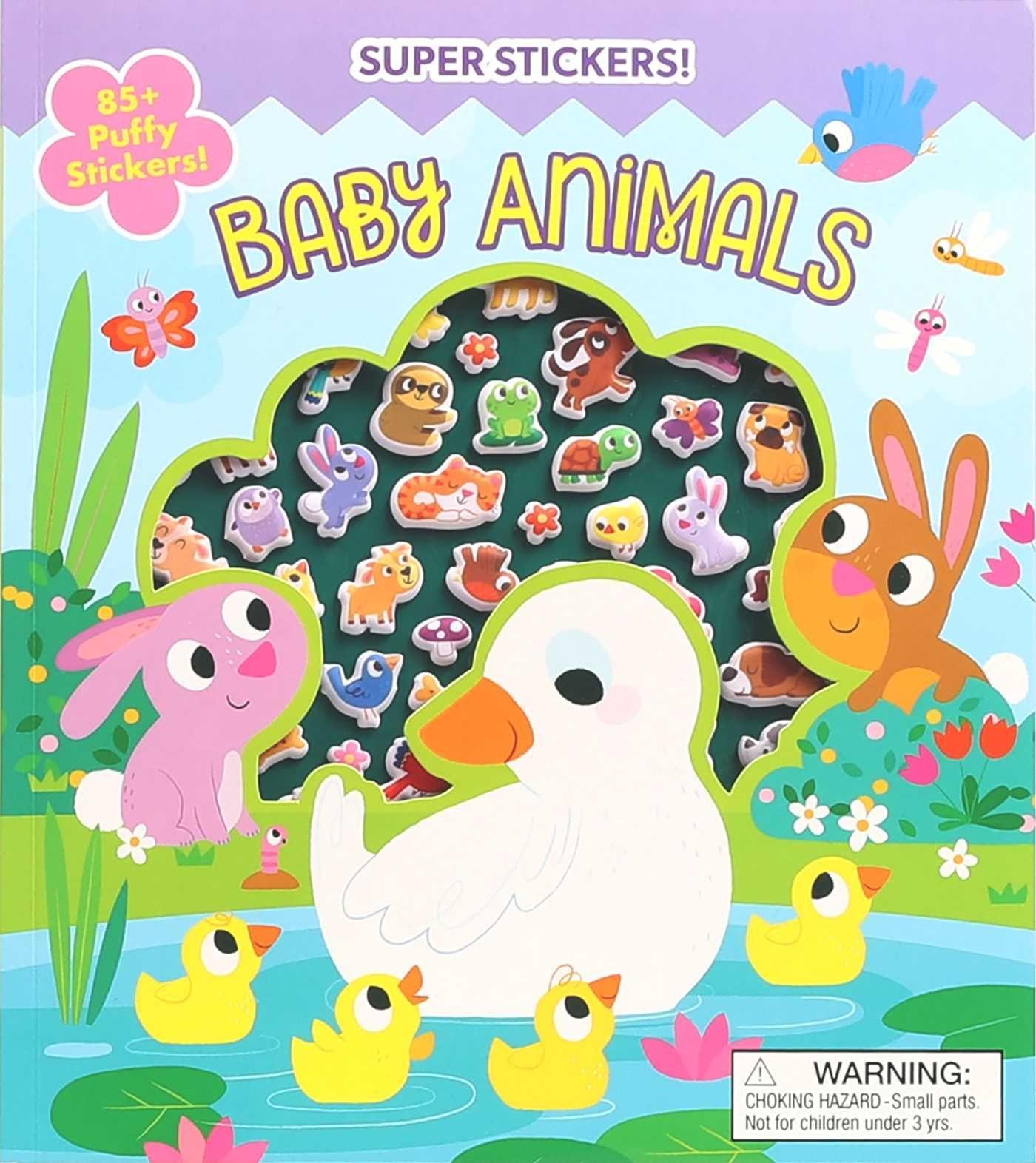 Kniha Super Puffy Stickers! Baby Animals Samantha Meredith