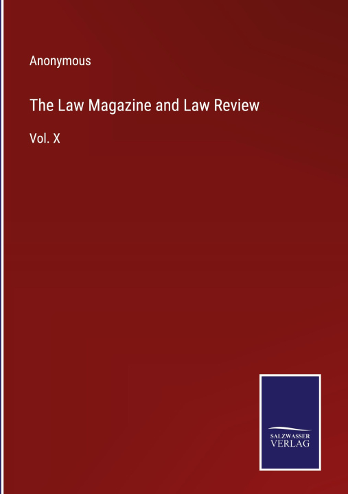 Kniha Law Magazine and Law Review 