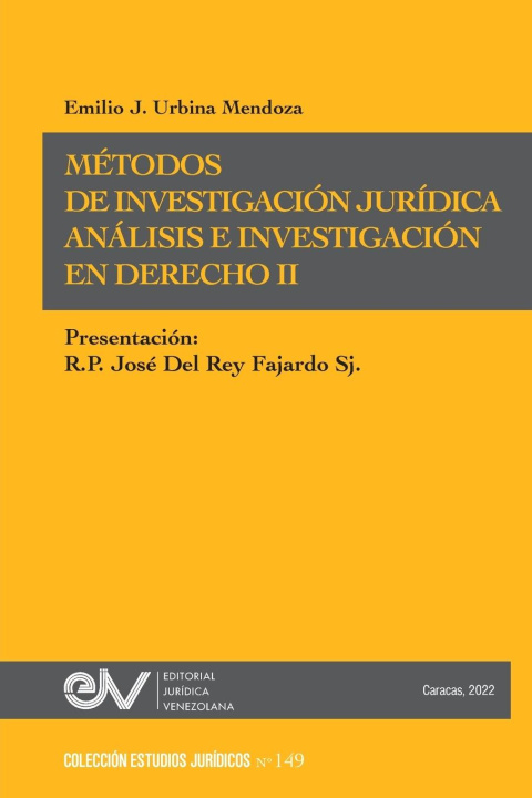 Könyv METODOS DE INVESTIGACION JURIDICA. Analisis e investigacion en Derecho IInvestigacion Juridica 