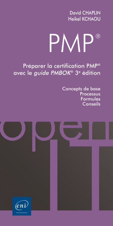 Knjiga PMP  - PREPARER LA CERTIFICATION PMP  AVEC LE GUIDE PMBOK  7E EDITION David CHAPLIN