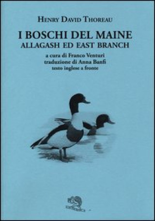 Kniha boschi del Maine. Allagash ed east branch. Testo inglese a fronte Henry David Thoreau