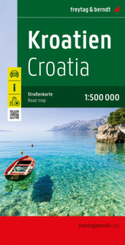 Materiale tipărite Kroatien, Straßenkarte 1:500.000, freytag & berndt freytag & berndt