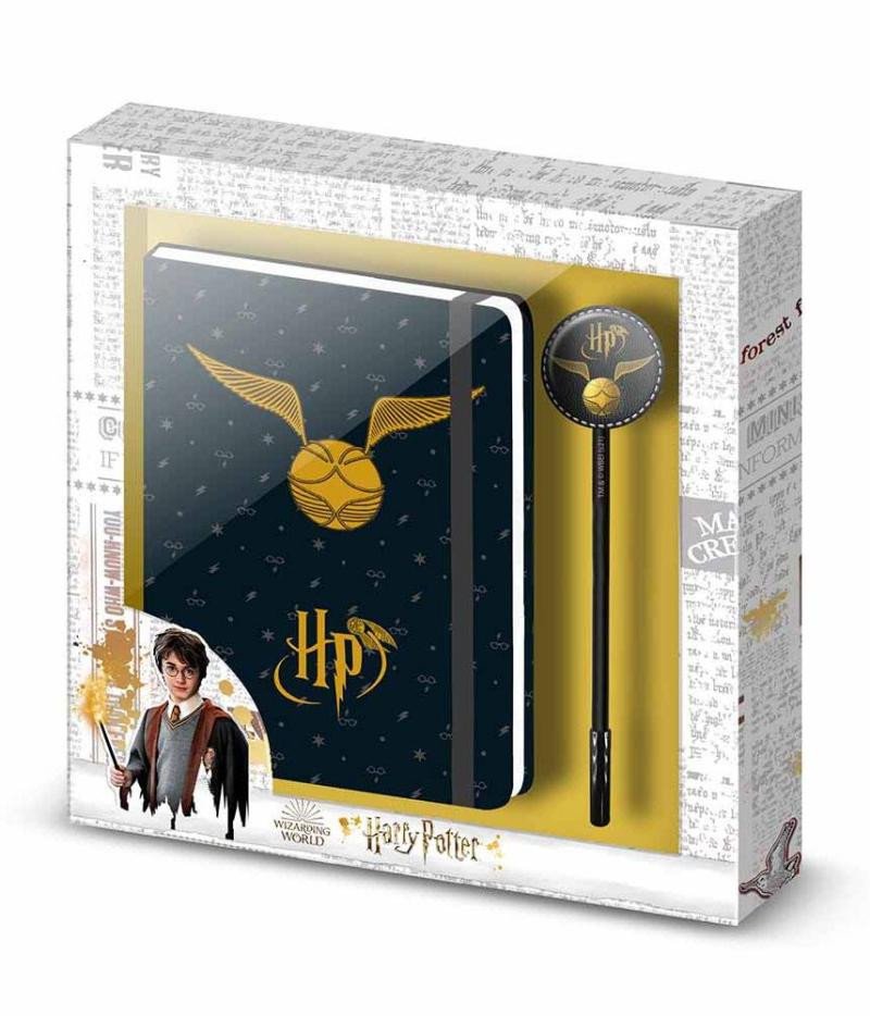 Carte Harry Potter sada zápisník a pero - Zlatonka 
