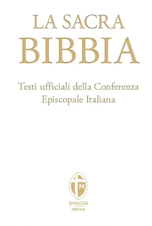 Книга Sacra Bibbia. Ediz. grande a caratteri grandi. Ecopelle bianca 