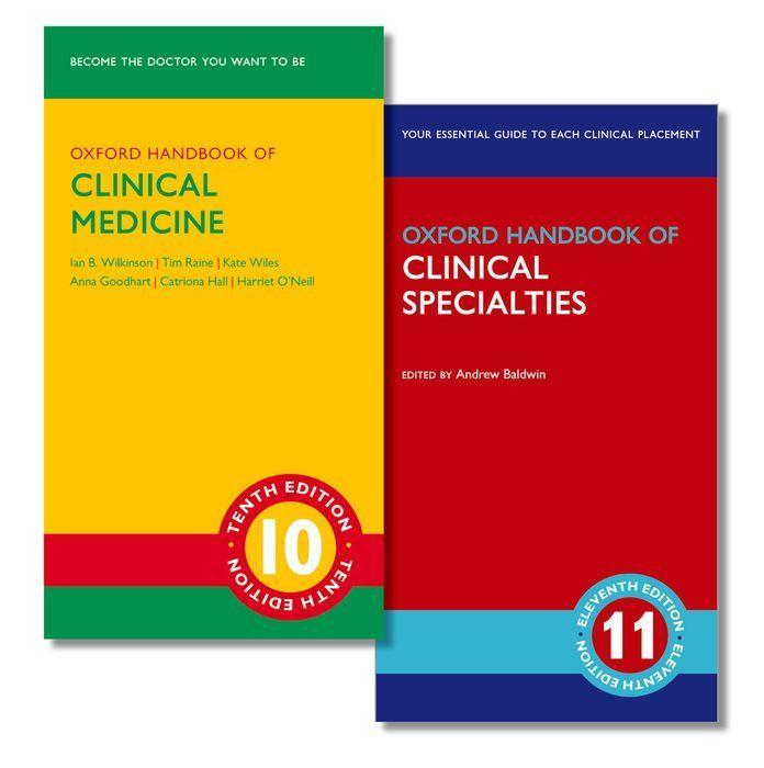 Book Oxford Handbook of Clinical Medicine and Oxford Handbook of Clinical Specialties Ian B. Wilkinson