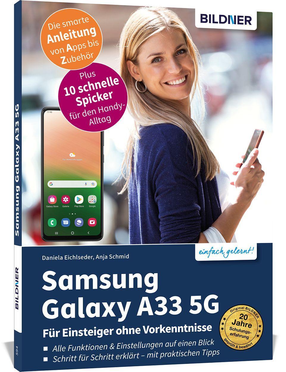 Książka Samsung Galaxy A33 5G - Für Einsteiger ohne Vorkenntnisse Daniela Eichlseder