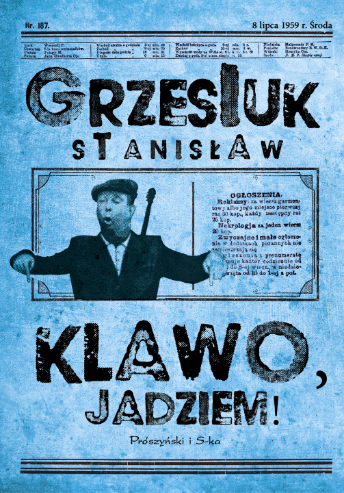 Book Klawo, jadziem! wyd. 2022 Stanisław Grzesiuk