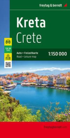 Materiale tipărite Kreta, Straßen- und Freizeitkarte 1:150.000, freytag & berndt freytag & berndt
