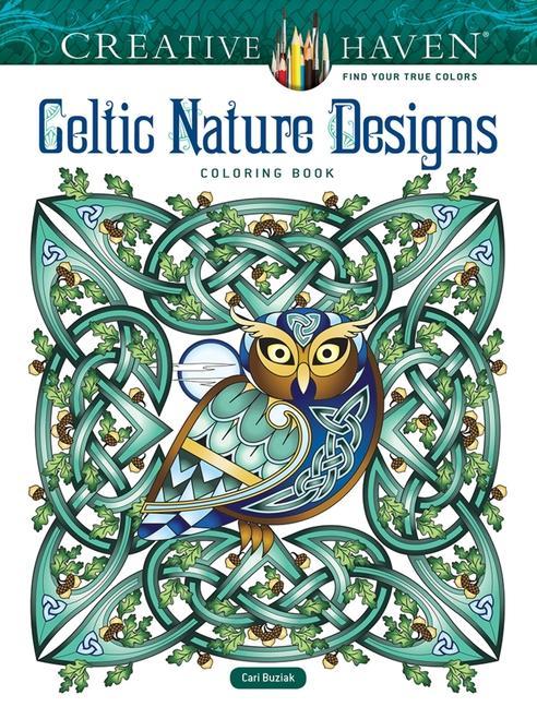 Carte Creative Haven Celtic Nature Designs Coloring Book 