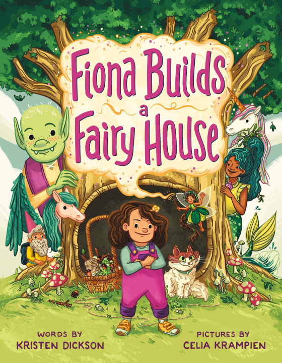 Buch Fiona Builds a Fairy House Celia Krampien