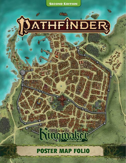Game/Toy Pathfinder Kingmaker Poster Map Folio 