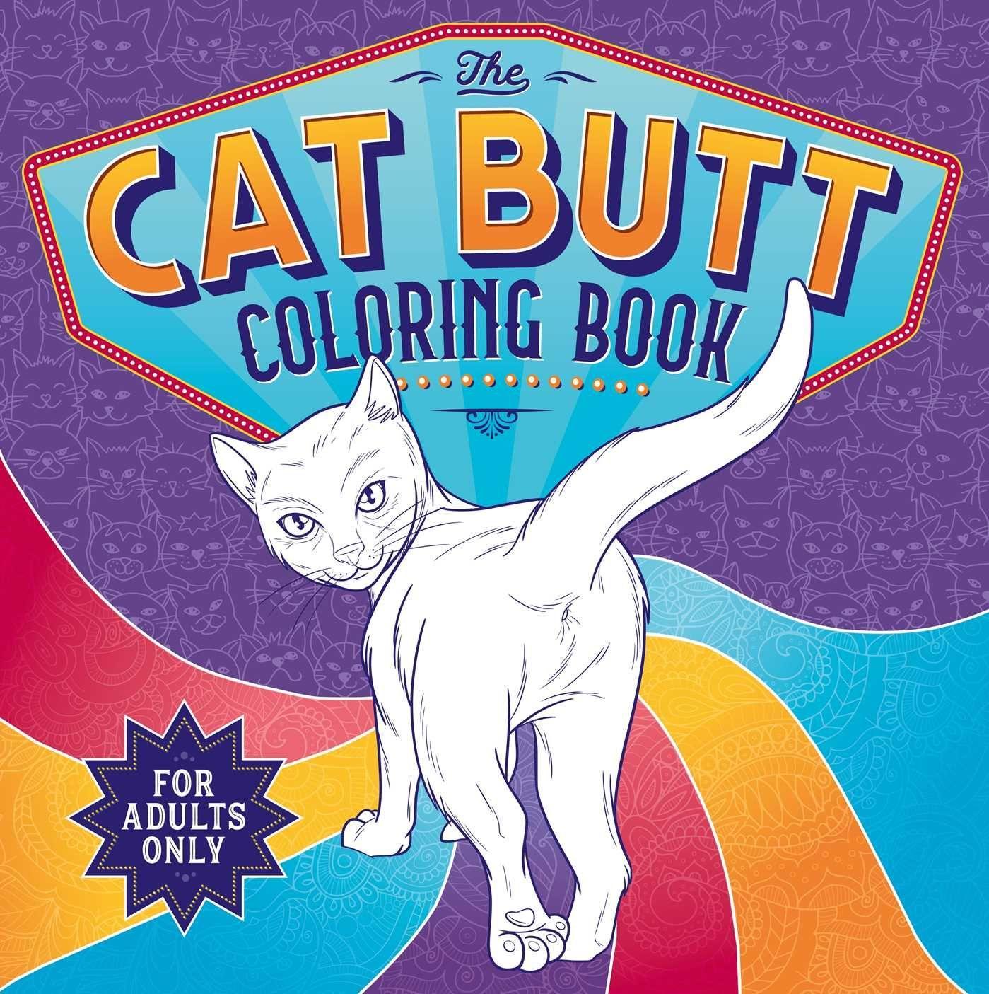 Carte The Cat Butt Coloring Book: Adult Coloring Book 