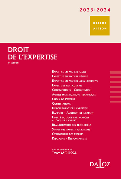 Книга Droit de l'expertise 2023/2024. 5e éd. Frédéric Arbellot