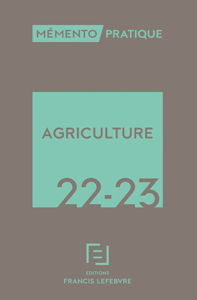 Carte Mémento Agriculture 2022-2023 