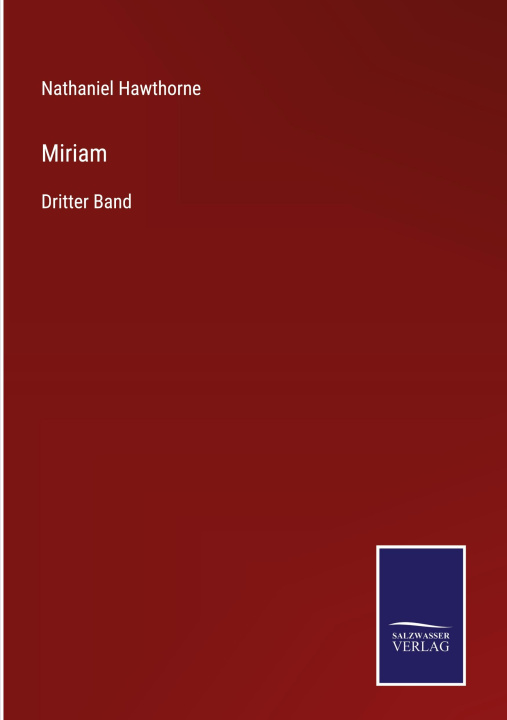 Knjiga Miriam Nathaniel Hawthorne