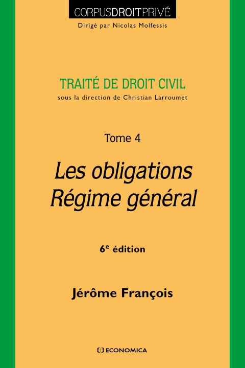 Könyv Traité de droit civil - Tome IV François