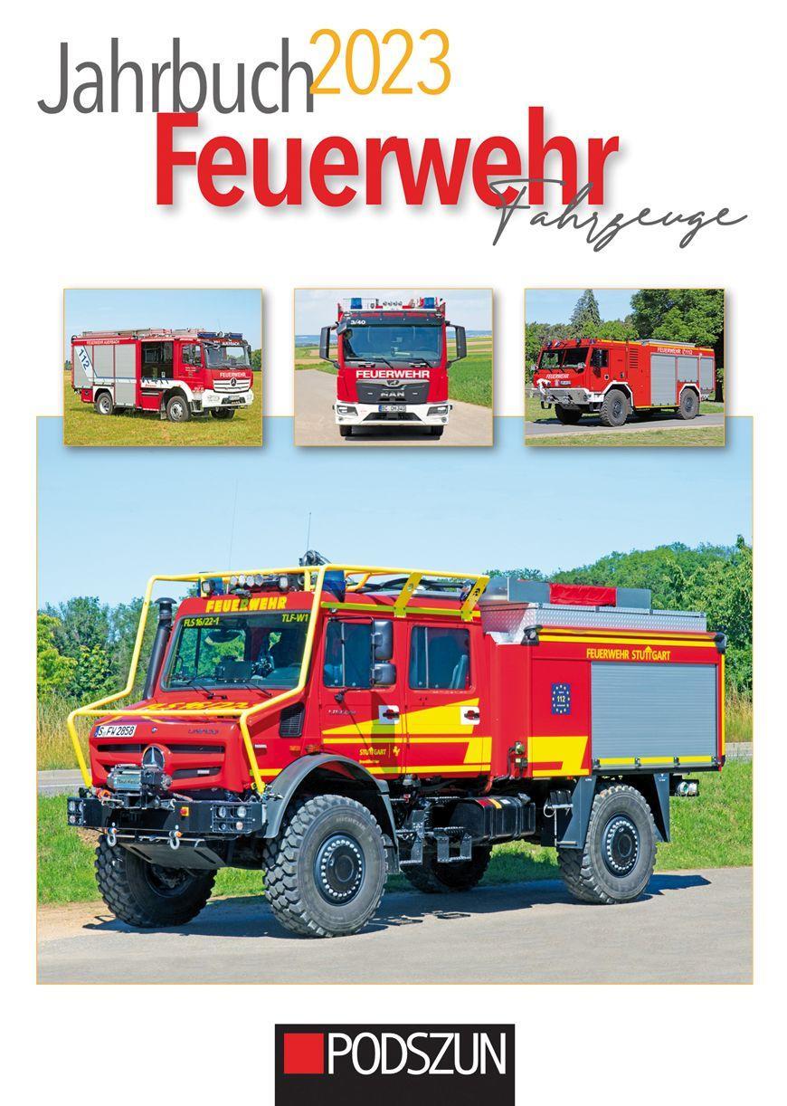 Kniha Jahrbuch Feuerwehrfahrzeuge 2023 