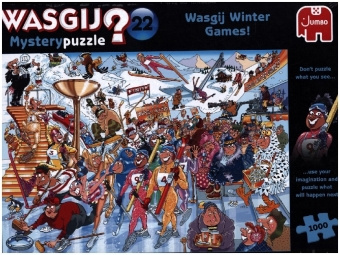 Játék Wasgij Mystery 22 - Wasgij Winterspiele - 1000 Teile 