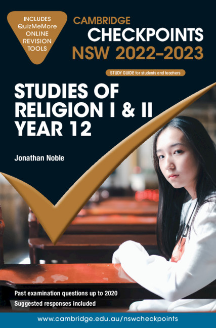Kniha Cambridge Checkpoints NSW Studies of Religion I & II Year 12 2022–2023 Jonathan Noble
