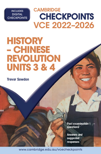 Kniha Cambridge Checkpoints VCE Chinese Revolution Units 3&4 2022–2026 Trevor Sowdon