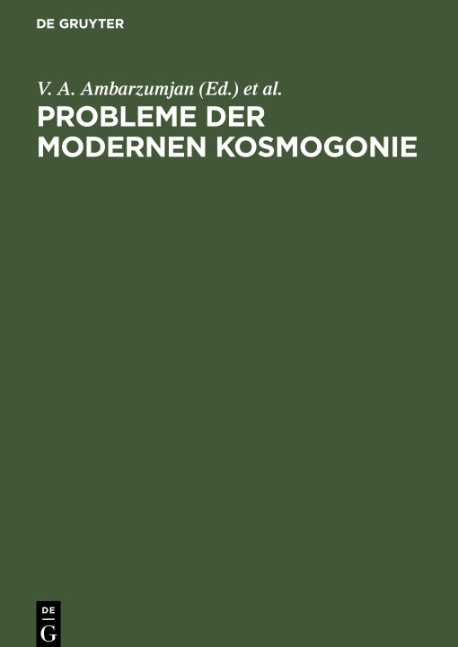Carte Probleme der modernen Kosmogonie H. Oleak