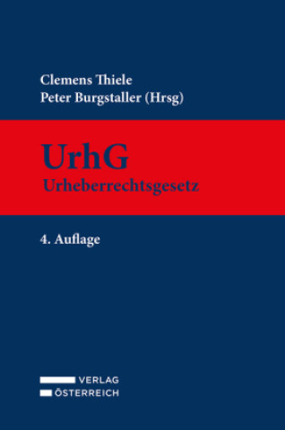 Книга UrhG Urheberrechtsgesetz Clemens Thiele